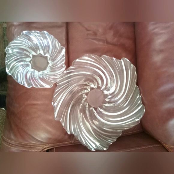Beautiful! Crystal serving dishes